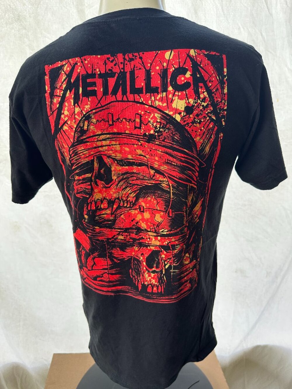 Metallica Master of Puppets Men's Black T Shirt Size Medium Disposable Heroes